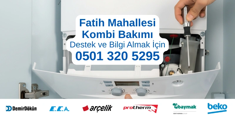 Esenyurt Fatih Mahallesi kombi bakımı hizmeti - Profesyonel teknisyen kombi bakımı yaparken